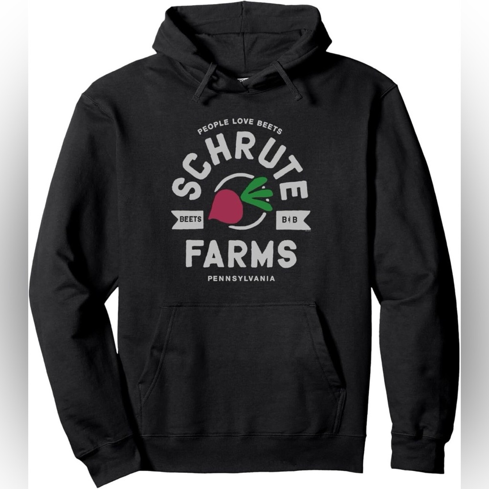 The Office Schrute Farms Black Hoodie